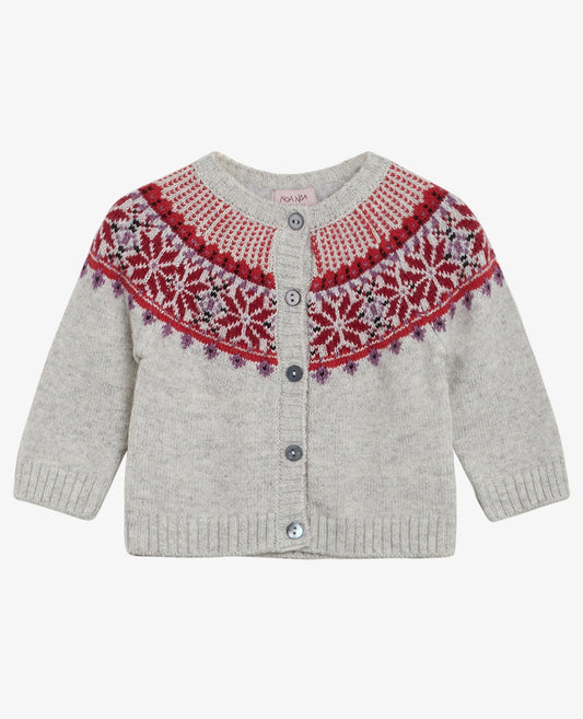 BABY NORDIC WOOLBLEND CARDIGAN