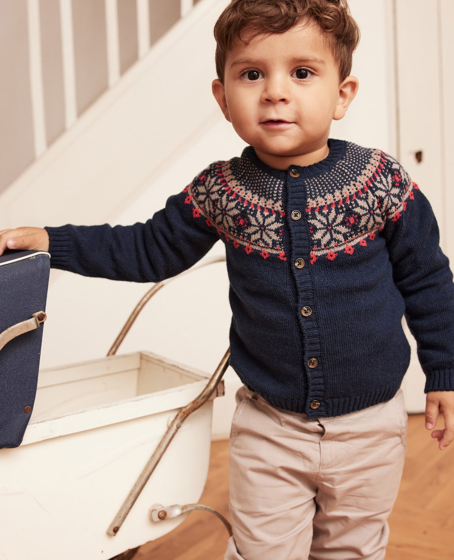 BOY NORDIC WOOLBLEND CARDIGAN