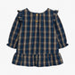 BABY ORG BLUE CHECK DRESS