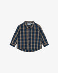 BOY ORG BLUE CHECK SHIRT Molly´s Collective ApS Skjorter