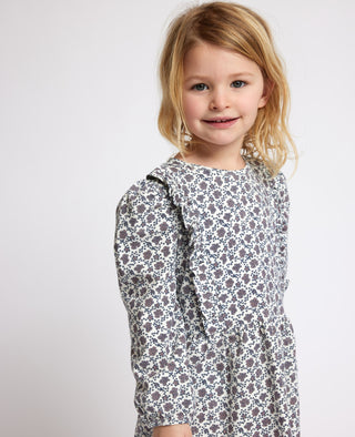MINI ORGANIC SMALL FLOWER JERS DRESS