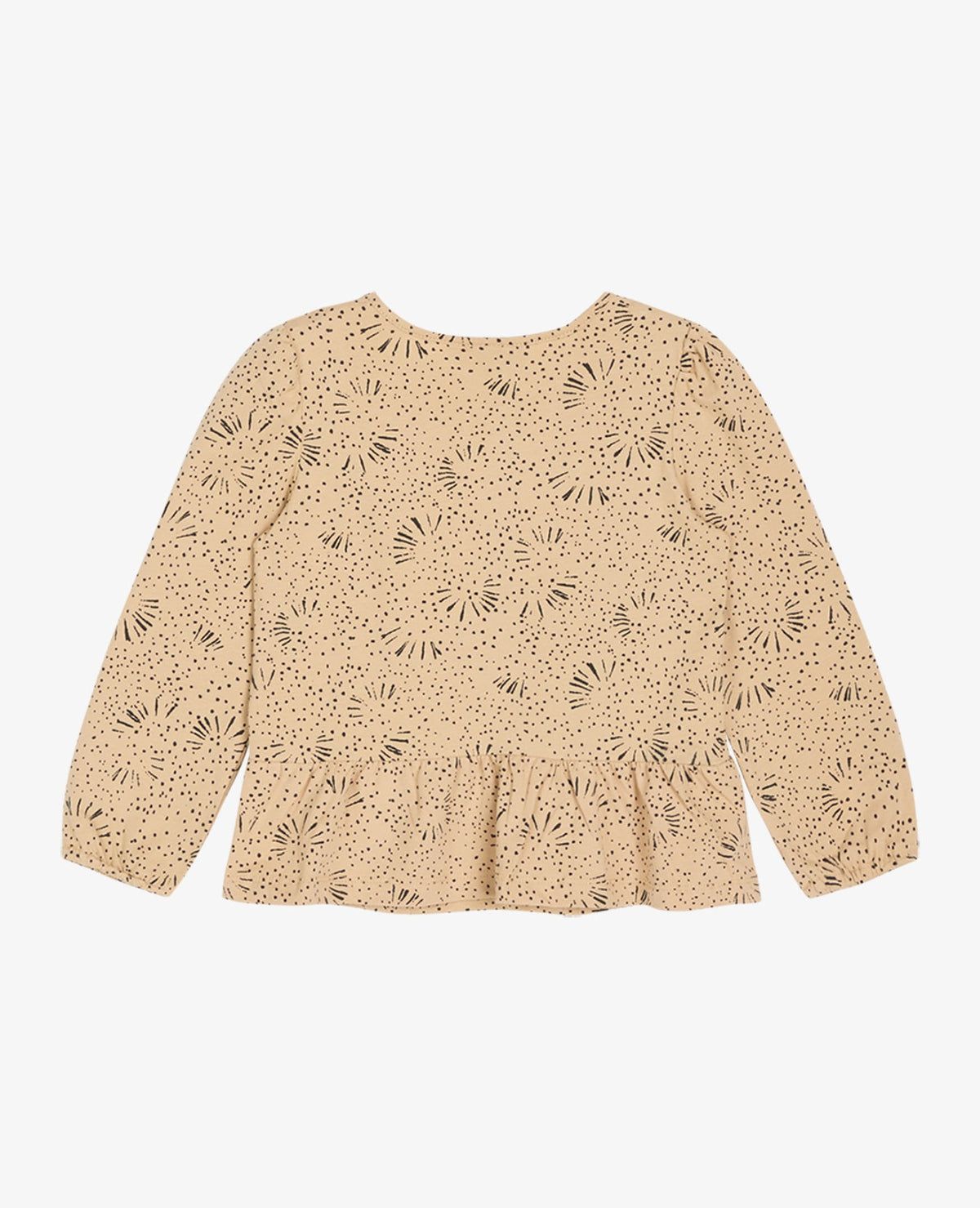 AMELIANNM MØNSTRET BLUSE I ØKOLOGISK BOMULD Molly´s Collective ApS Bluser