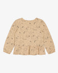 AMELIANNM MØNSTRET BLUSE I ØKOLOGISK BOMULD Molly´s Collective ApS Bluser