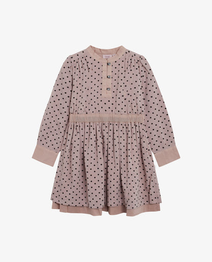 MINI VISCOSE DOT DRESS