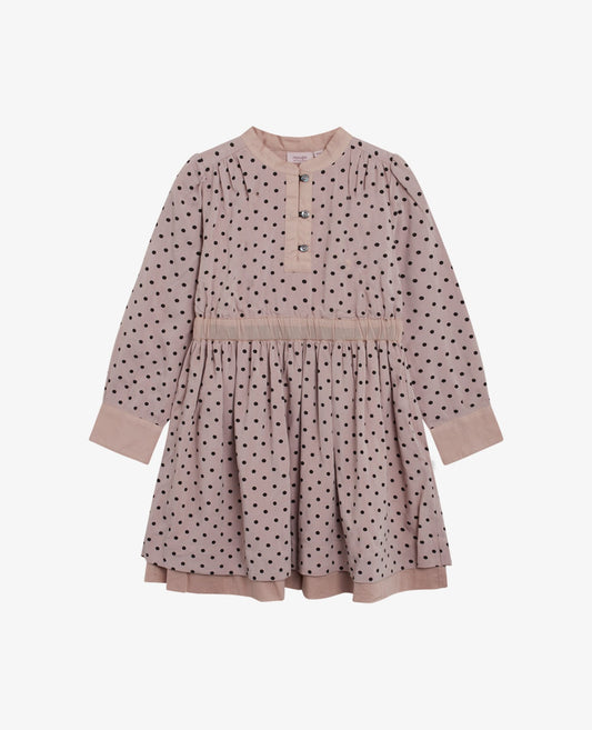 MINI VISCOSE DOT DRESS