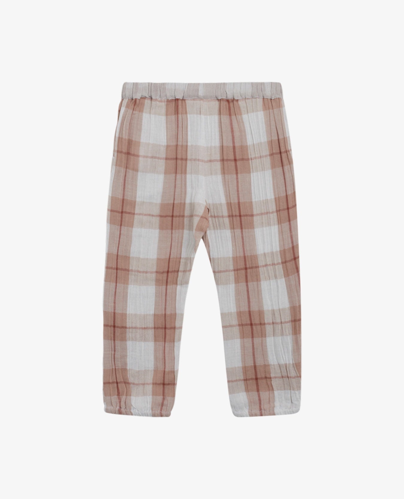 MINI BONDED COTTON TROUSERS