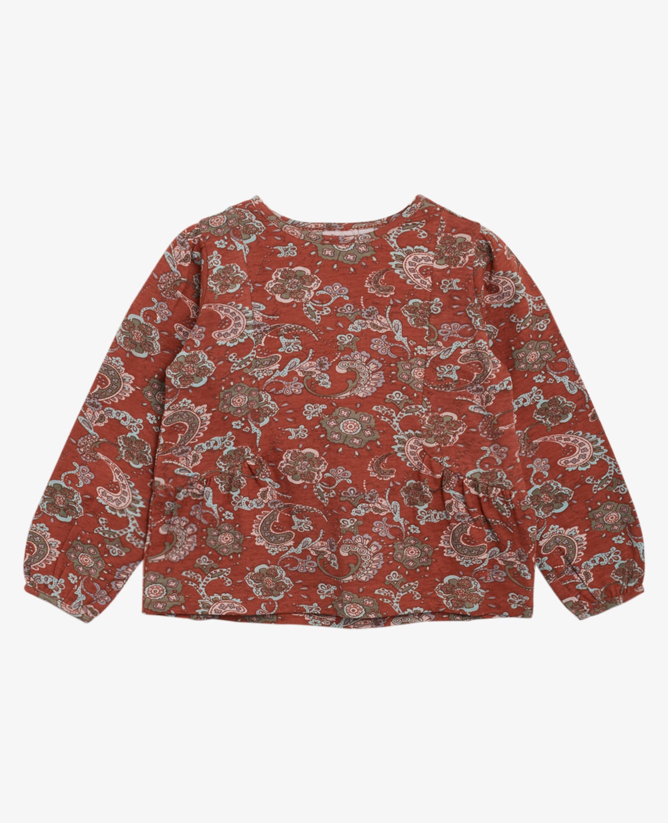 MINI PAISLEY ORGANIC JERSEY T-SHIRT