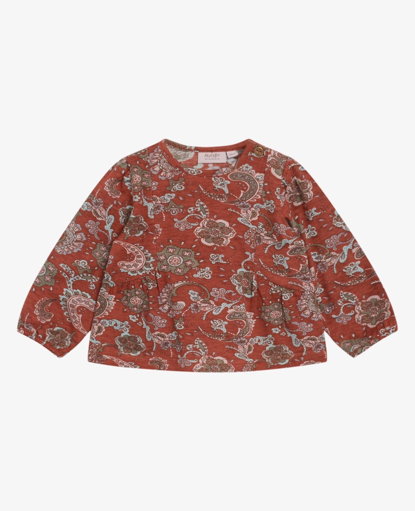 BABY PAISLEY ORGANIC JERSEY T-SHIRT