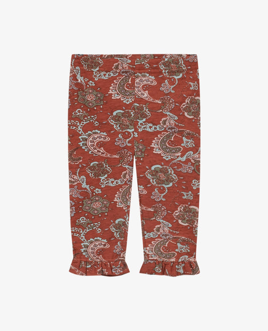 BABY PAISLEY ORGANIC JERSEY LEGGINGS