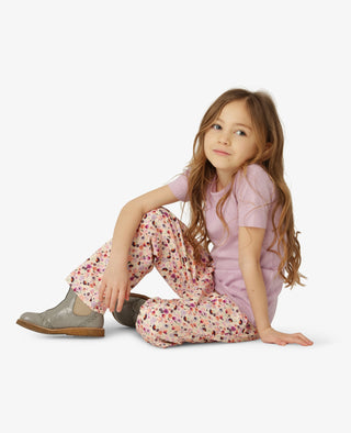 MINI FLOWER VISCOSE TROUSERS