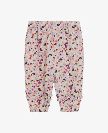 BABY FLOWER VISCOSE TROUSERS