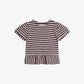 MINI ORG STRIPED JERSEY T-SHIRT