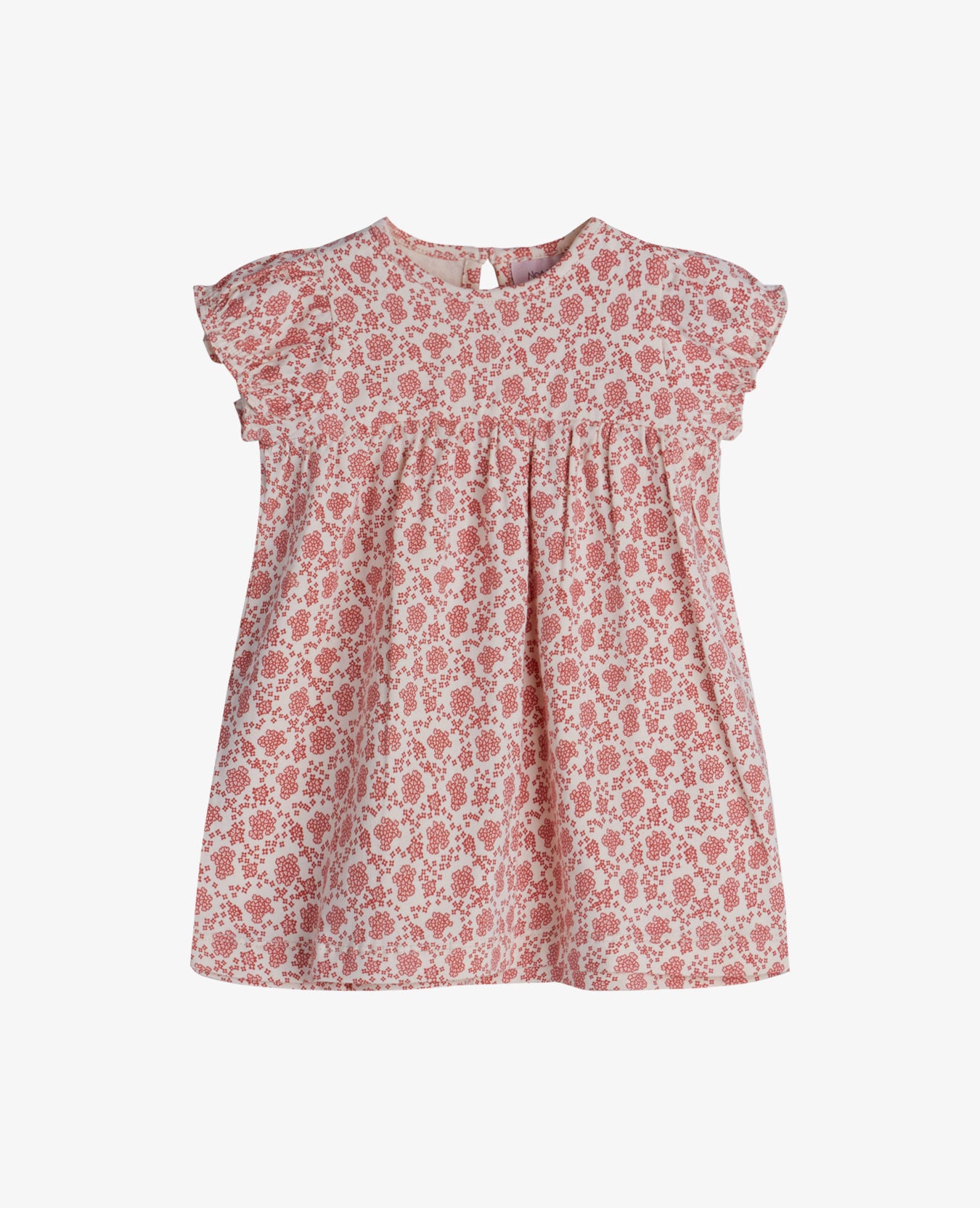 BABY ORGANIC SMALL FLOWER JERS DRESS