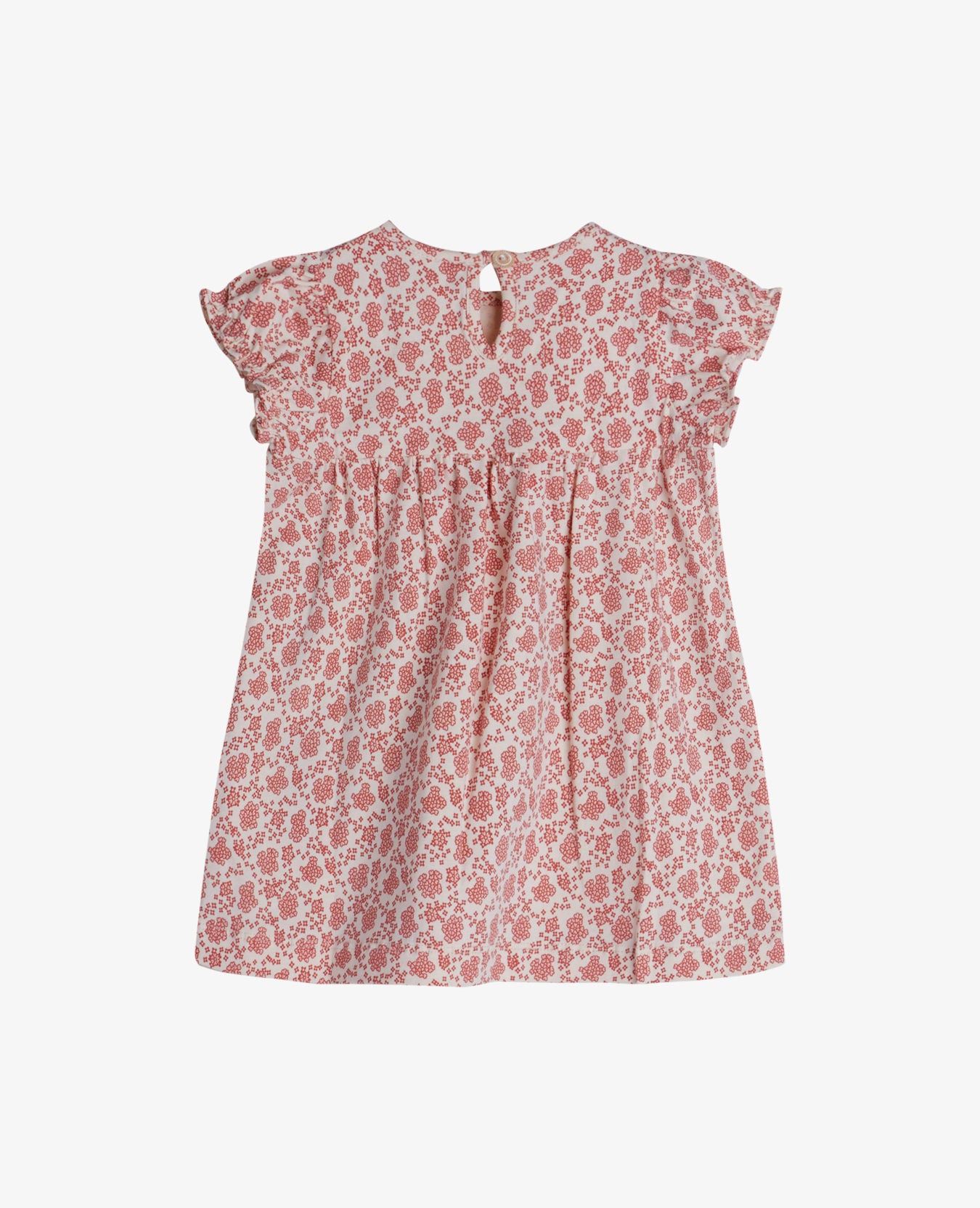 BABY ORGANIC SMALL FLOWER JERS DRESS