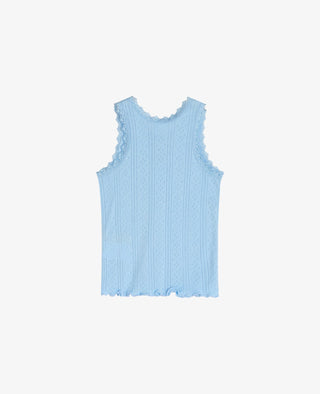 MINI ORGANIC COTTON POINTELLE TOP
