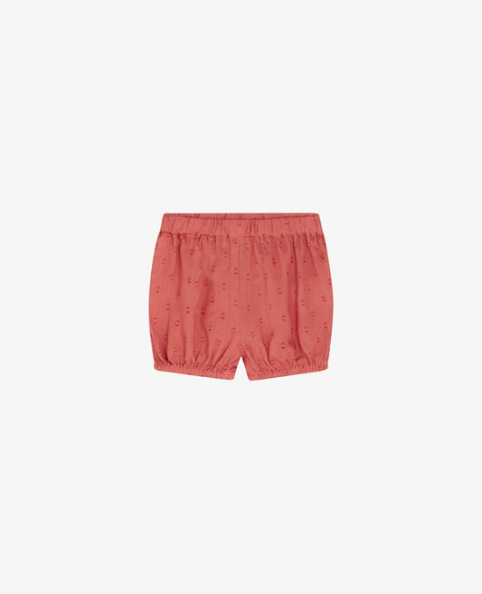 BABY STRUCTURED DOT SHORTS