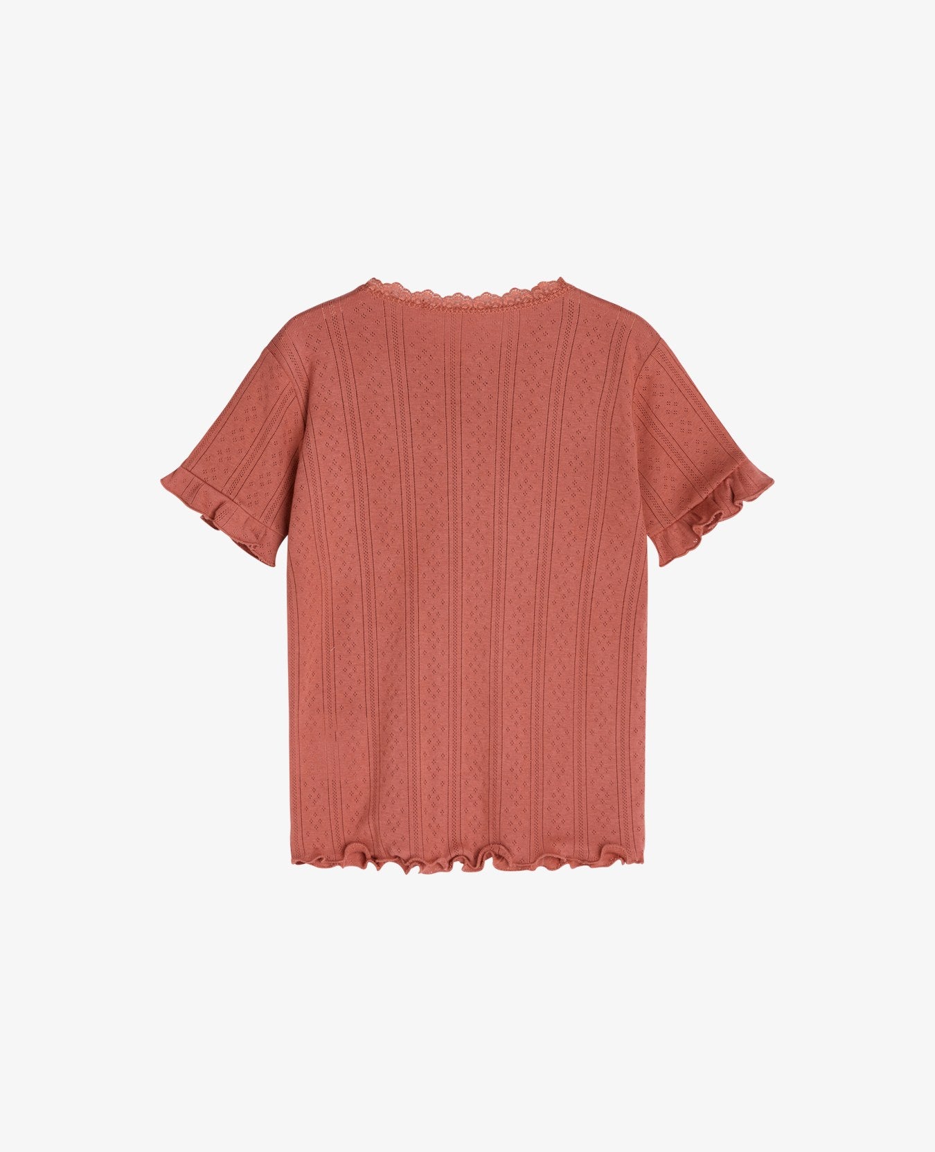 MINI ORGANIC COTTON POINTELLE T-SHIRT