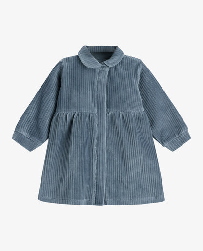 DAISYNNM CORDUROY BABY SHIRT DRESS