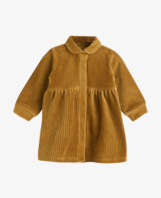 DAISYNNM CORDUROY BABY SHIRT DRESS