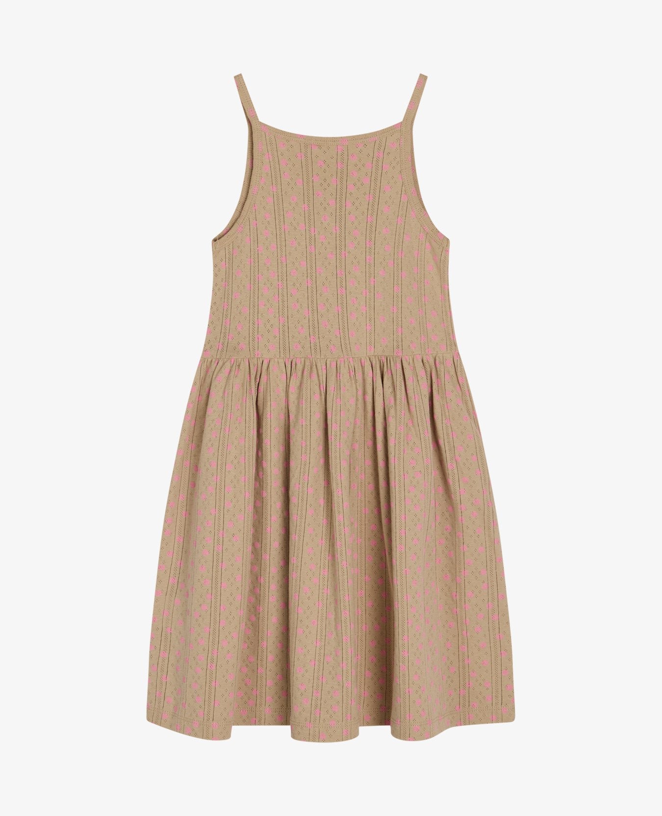 BONETNNM POINTELLE STRAP DRESS IN ORGANIC COTTON