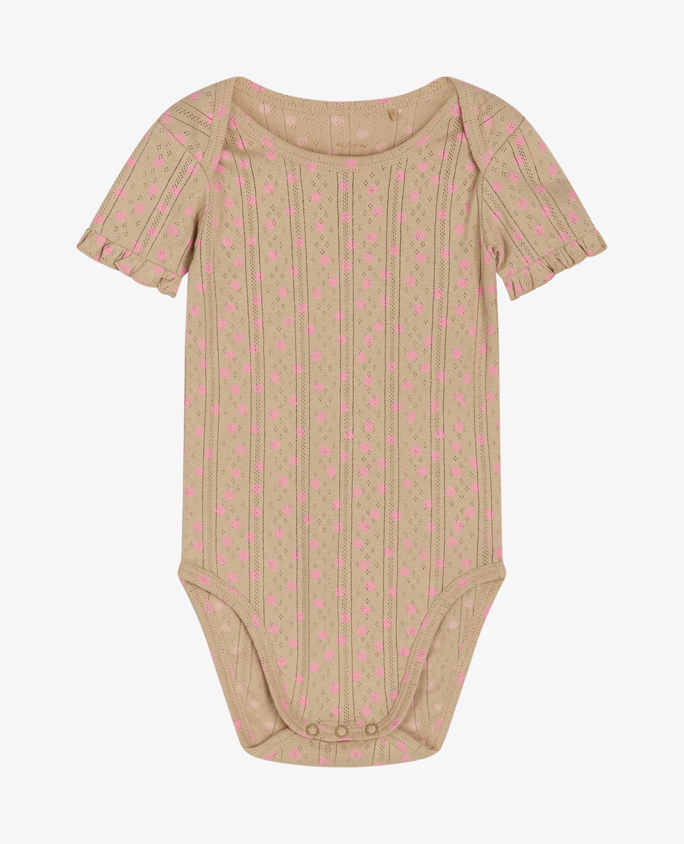 BONETNNM ORGANIC COTTON BABY BODY WITH POINTELLE