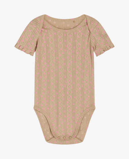 BONETNNM ORGANIC COTTON BABY BODY WITH POINTELLE