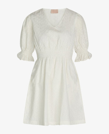 KATRINAUM BRODERIE ANGLAISE DRESS