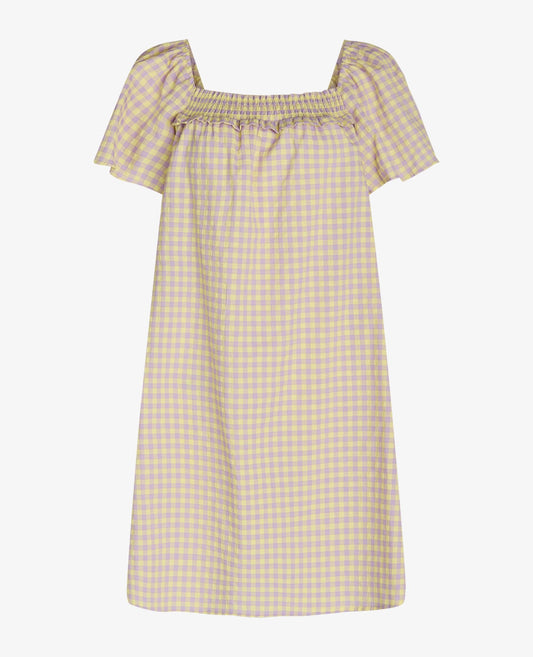 SYLVIAUM CHECKED DRESS