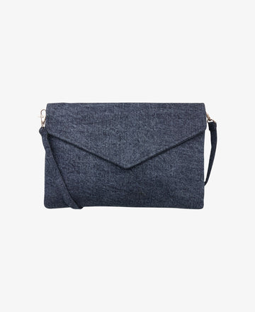 TINDRAUM DENIM CLUTCH