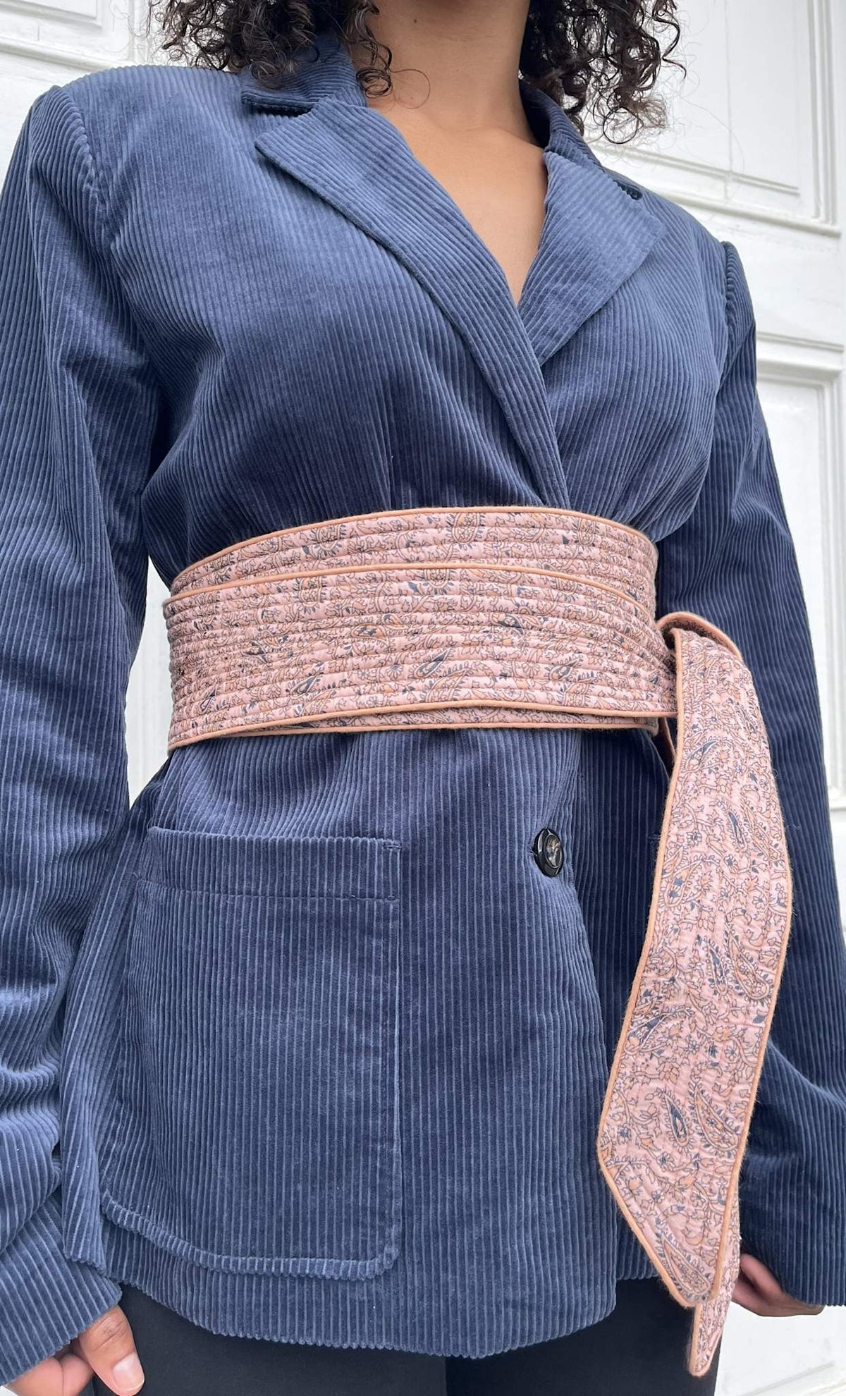 PRINTED QUILTED BELT