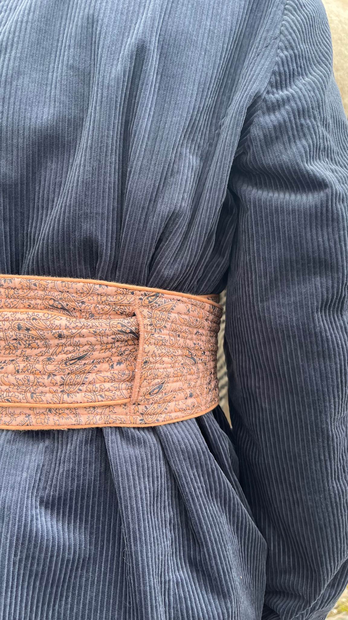 PRINTED QUILTED BELT