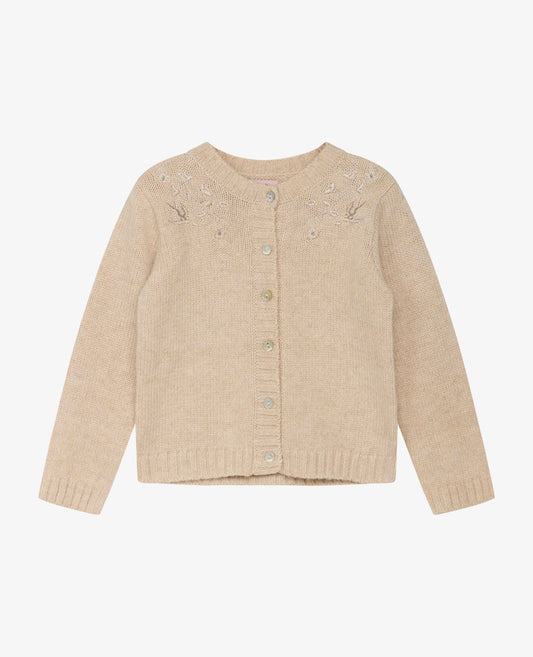 FAISANNM WOOL MIX BABY CARDIGAN