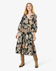 CAROLINANN KJOLE I ØKOLOGISK BOMULD Noa Noa ¾ sleeve dresses