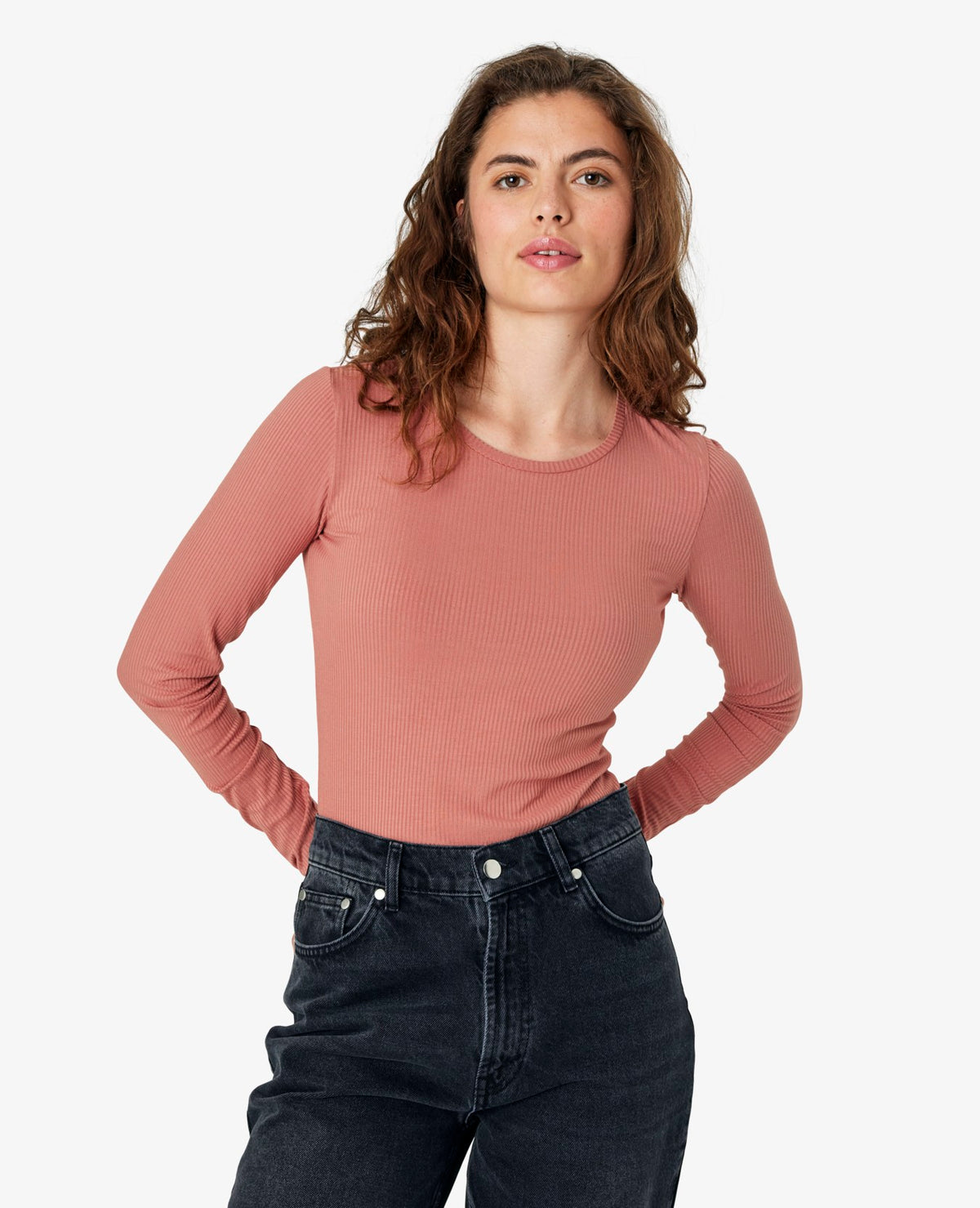 LYRANN RIBSTRIKKET BLUSE Noa Noa T-Shirts
