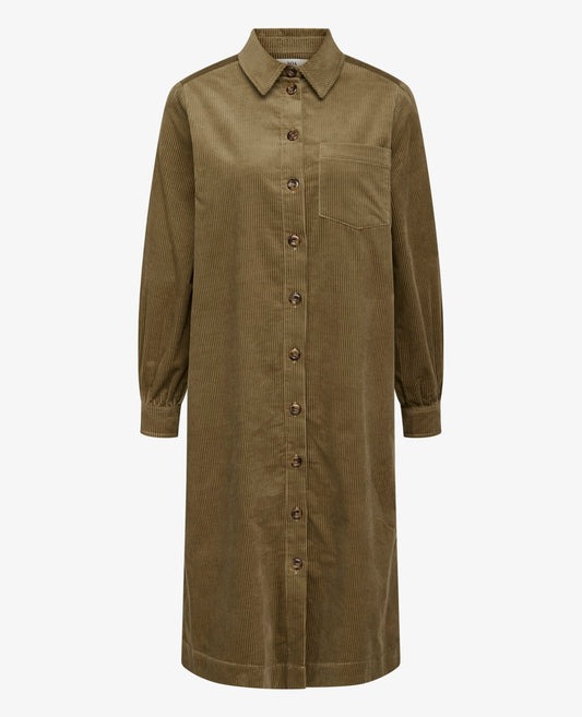 TRINENN CORDUROY DRESS IN ORGANIC COTTON