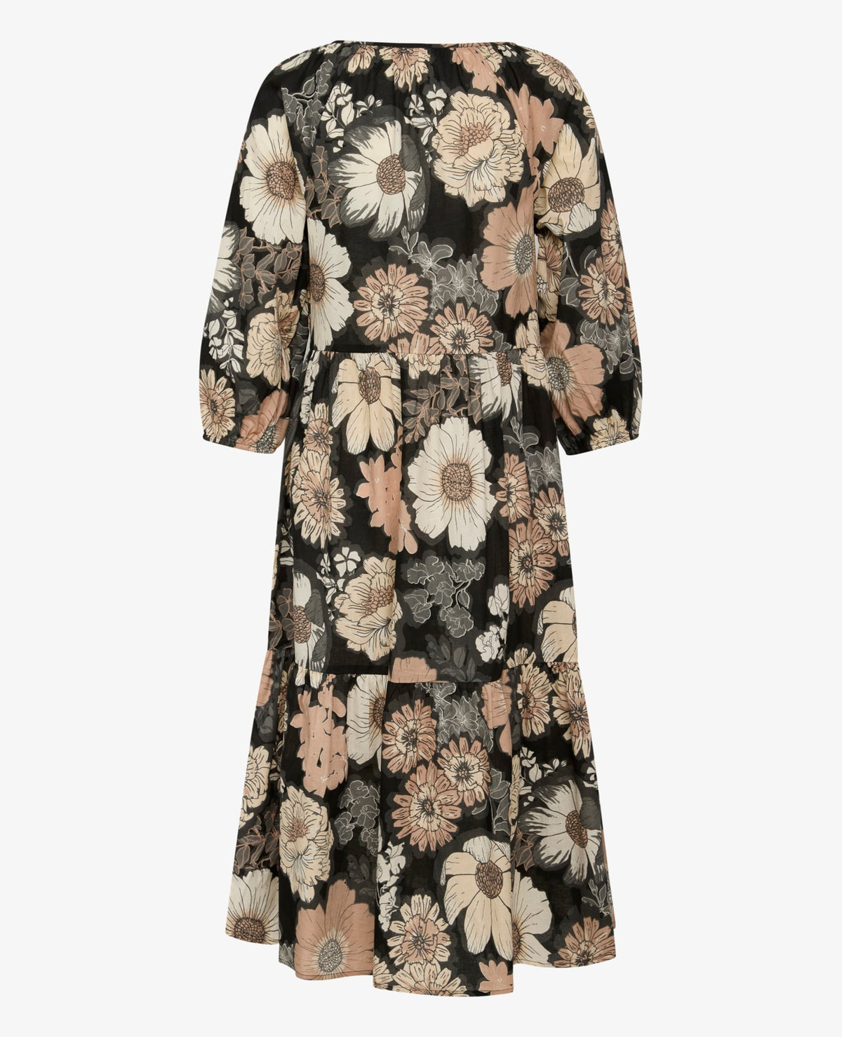 CAROLINANN KJOLE I ØKOLOGISK BOMULD Noa Noa ¾ sleeve dresses
