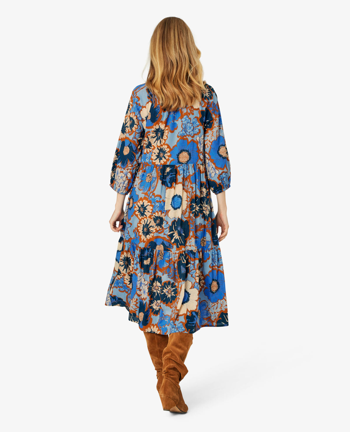 CAROLINANN KJOLE I ØKOLOGISK BOMULD Noa Noa ¾ sleeve dresses