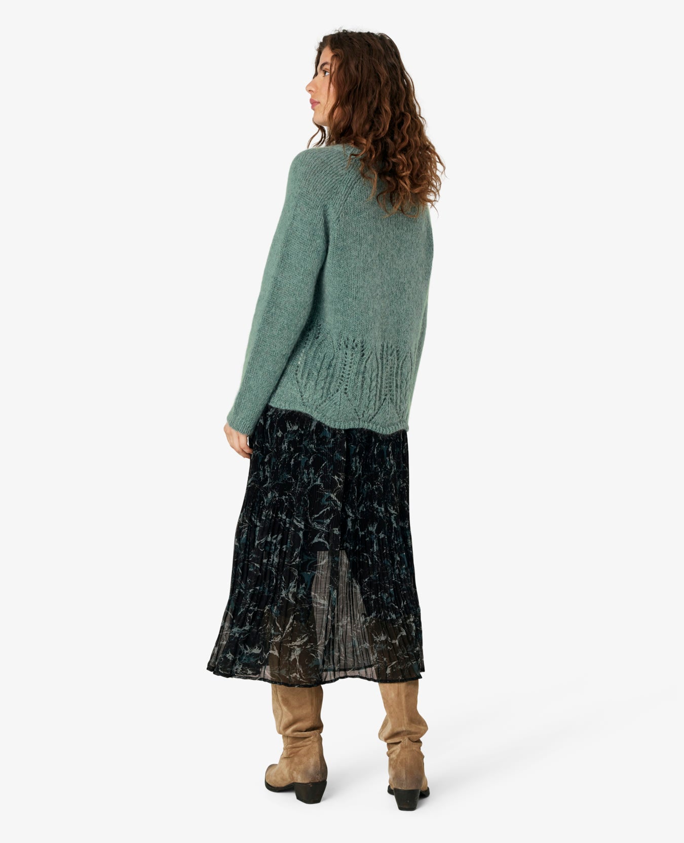 MYRANN MOHAIR MIX PULLOVER