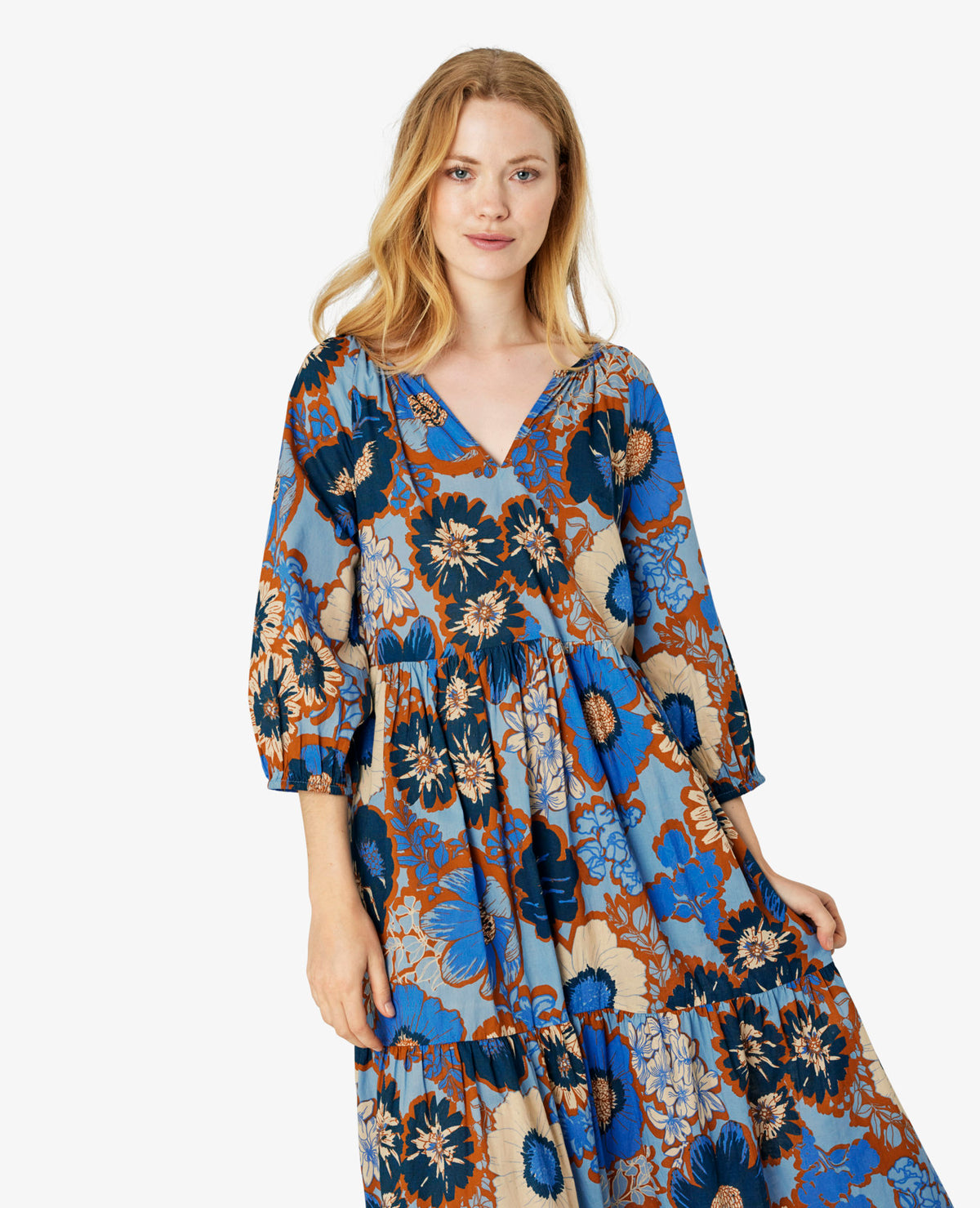 CAROLINANN KJOLE I ØKOLOGISK BOMULD Noa Noa ¾ sleeve dresses