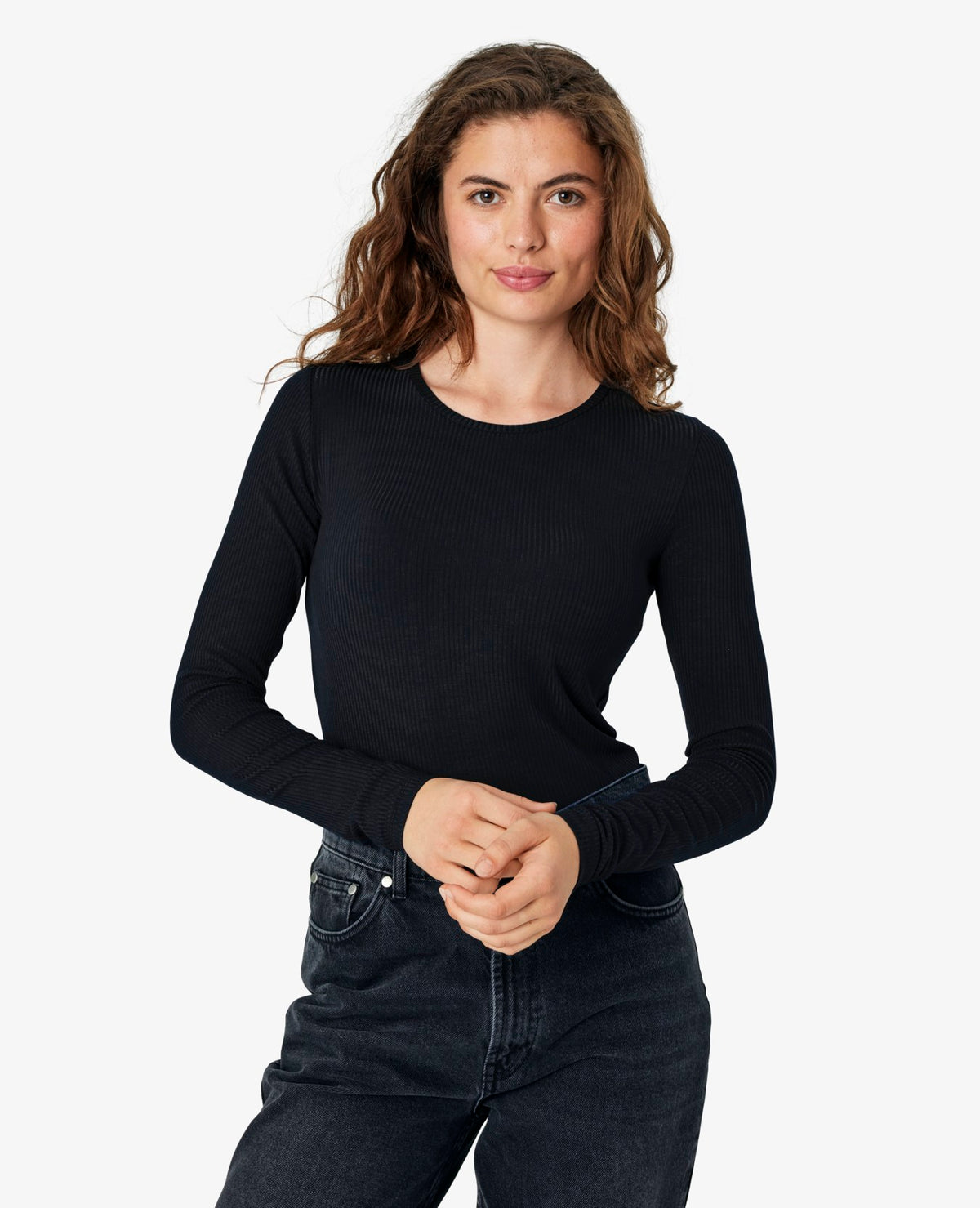 LYRANN RIBSTRIKKET BLUSE Noa Noa T-Shirts