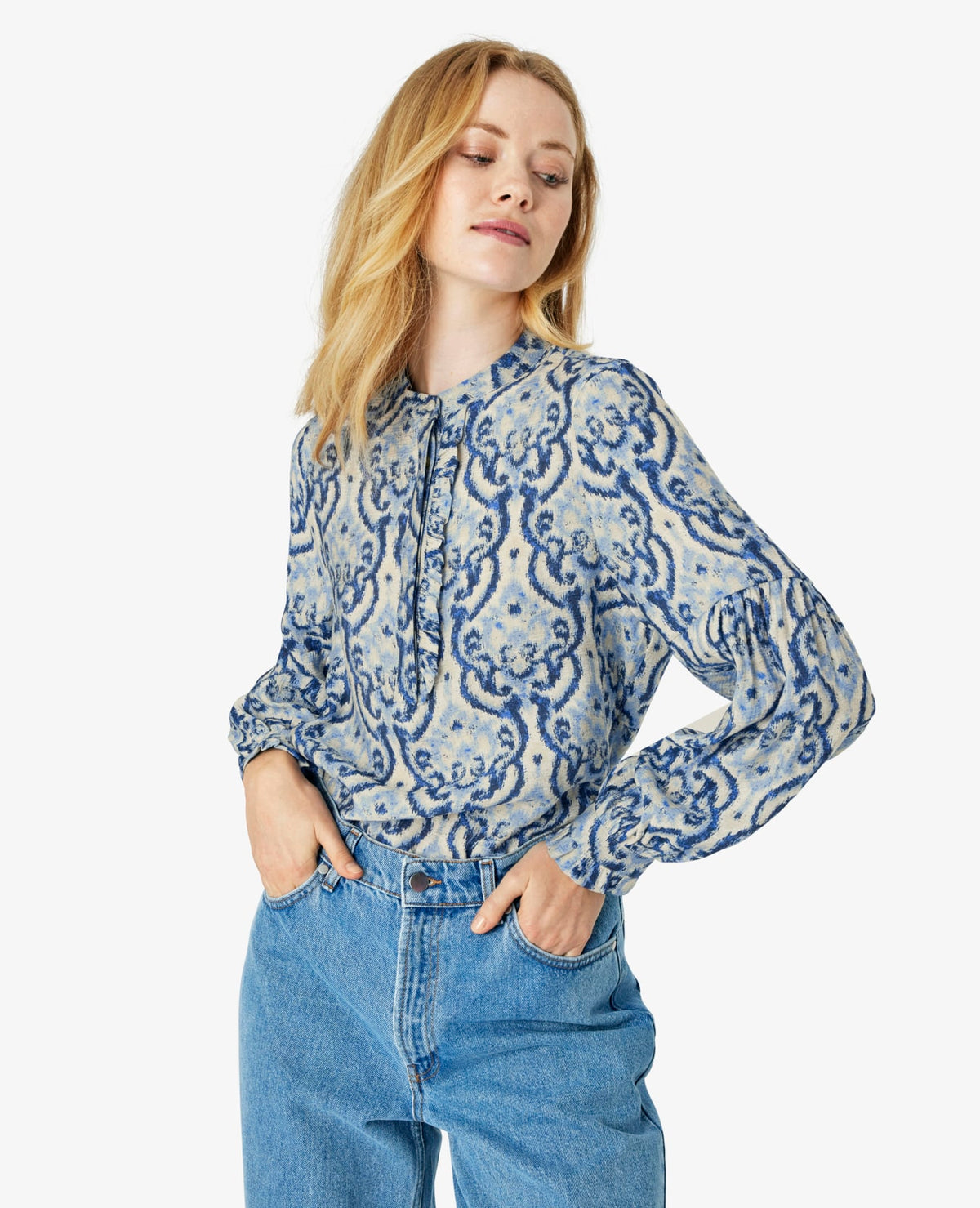 MIRABELNN BLUSE MED FLÆSER Noa Noa