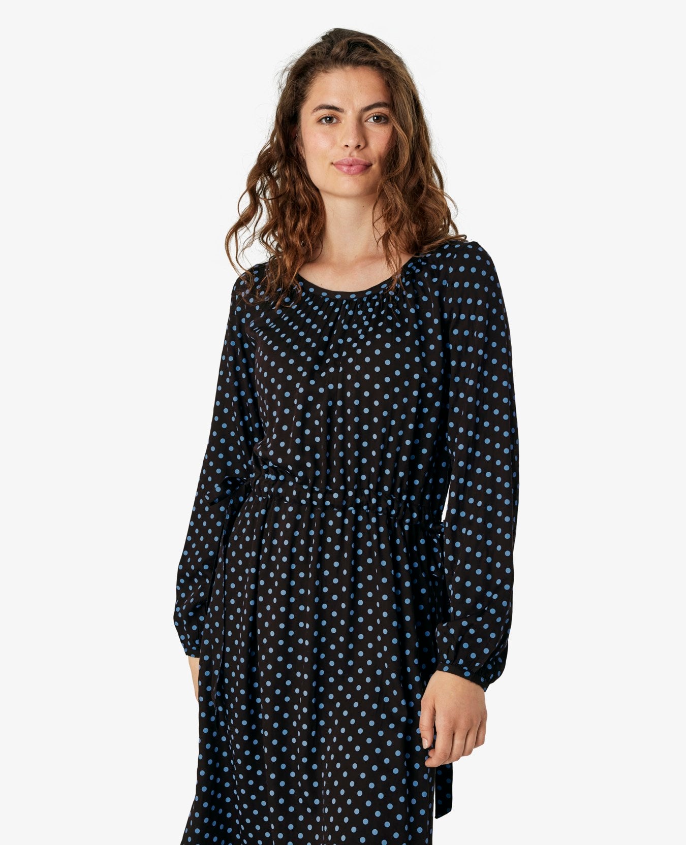 ALIANN DOTTED DRESS