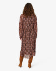 NICOLINENN MØNSTRET KJOLE Noa Noa Long sleeve dresses