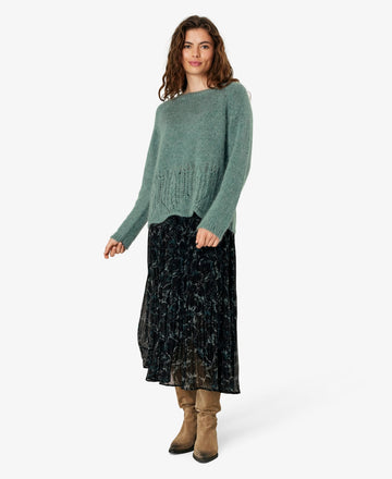 MYRANN MOHAIR MIX PULLOVER