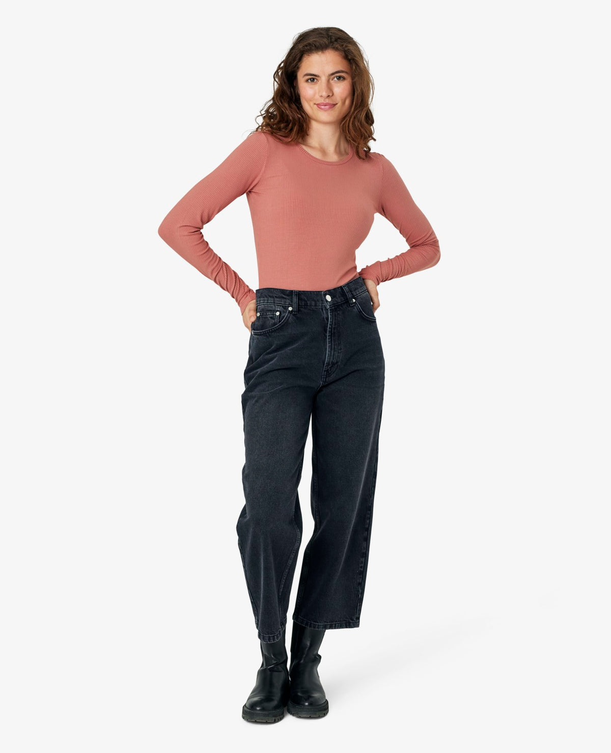 LYRANN RIBSTRIKKET BLUSE Noa Noa T-Shirts