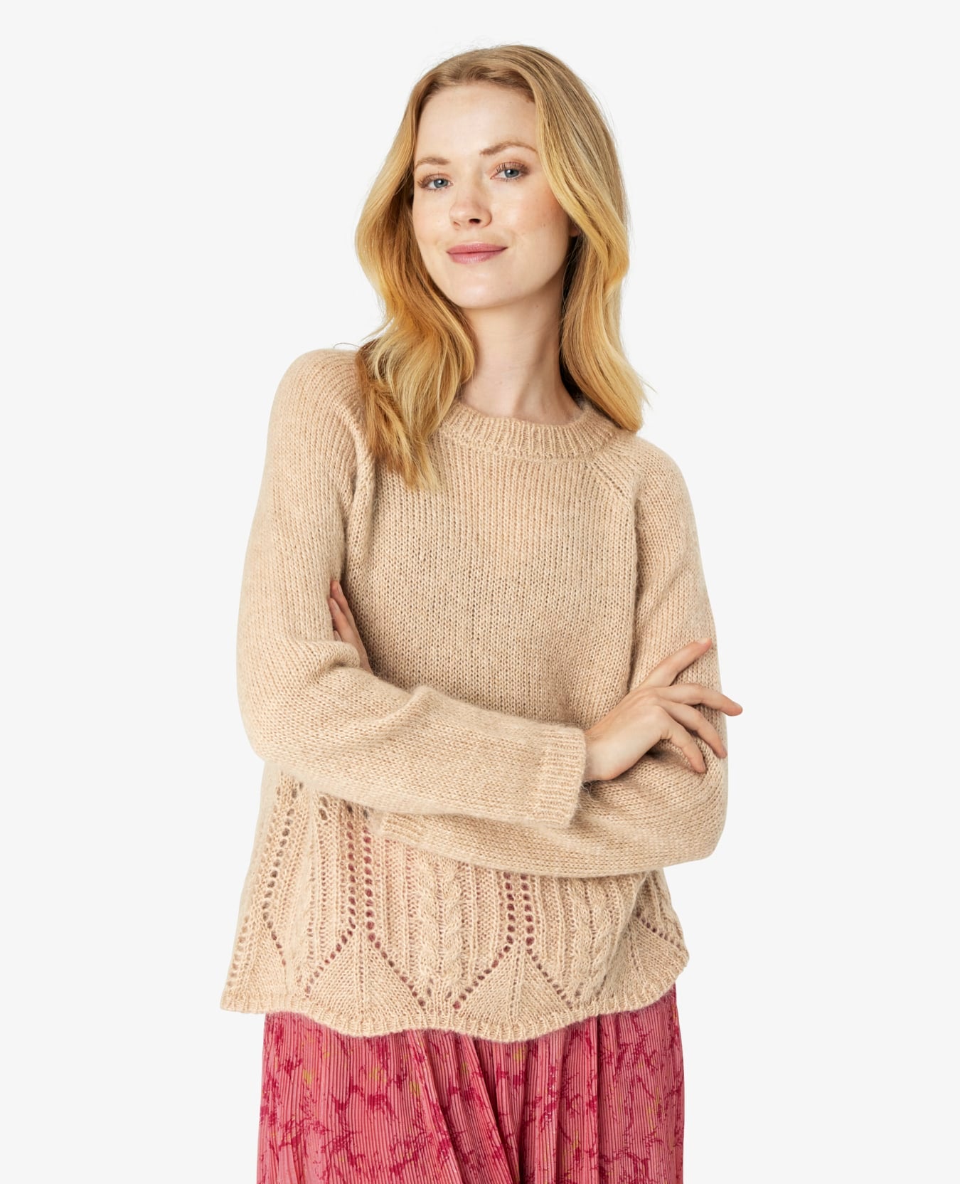 MYRANN MOHAIR MIX PULLOVER