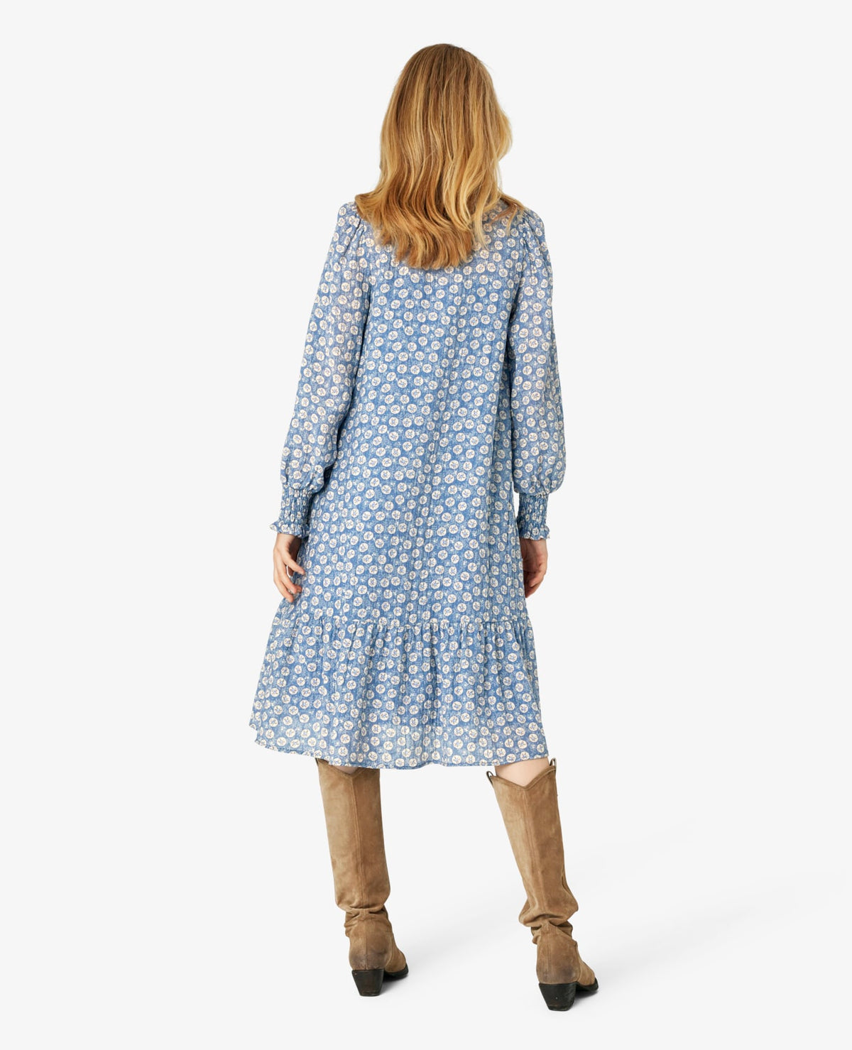 ANAISNN STRUKTURVÆVET KJOLE Noa Noa Long sleeve dresses