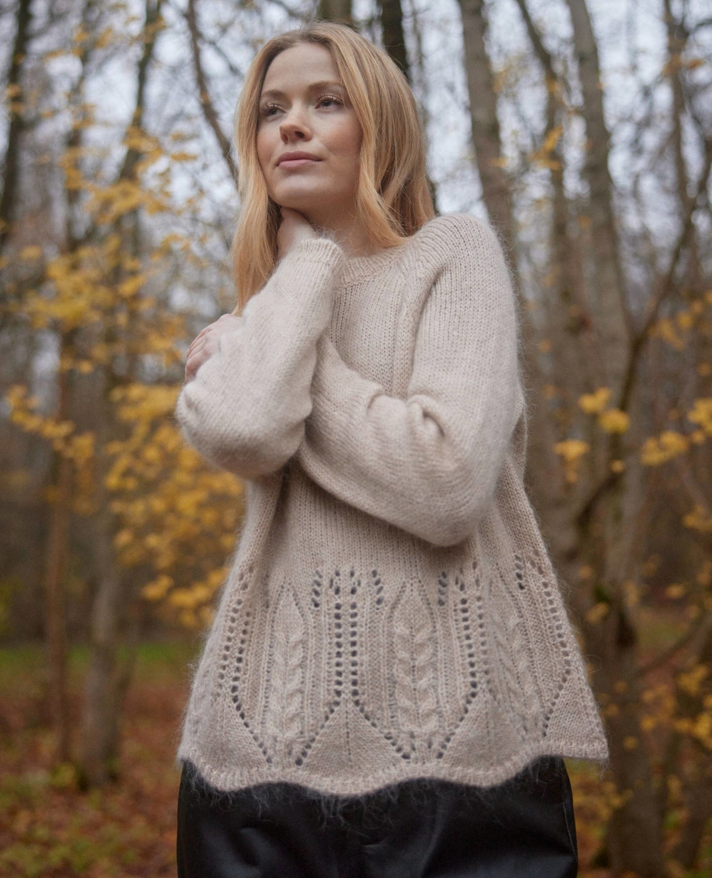 MYRANN MOHAIR MIX PULLOVER