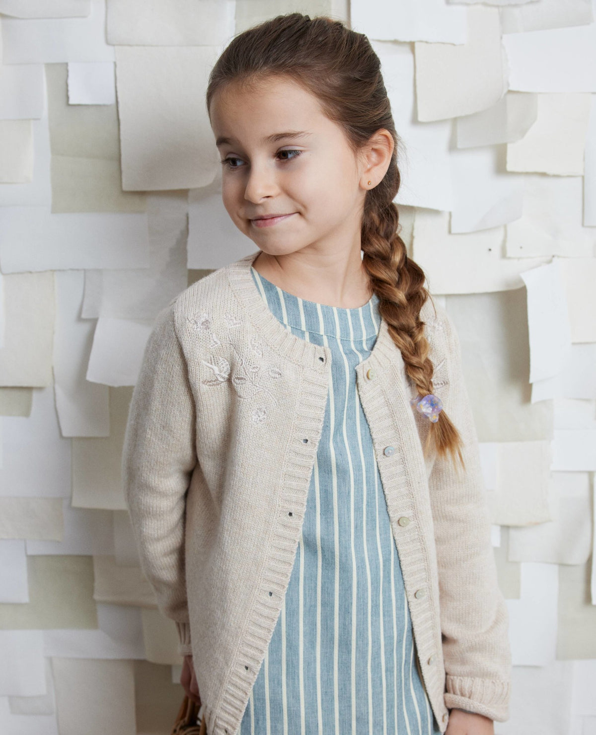 FAISANNM CARDIGAN I ULDMIX Molly´s Collective ApS