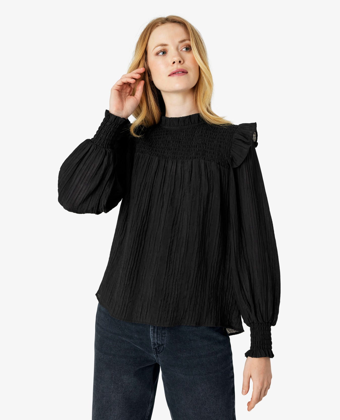 ANAISNN FRILL BLOUSE